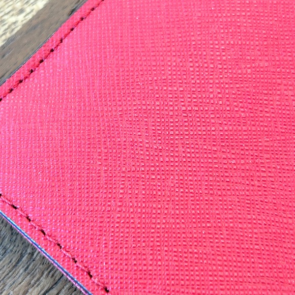 Kate Spade red leather wristlet - Picture 3 of 5